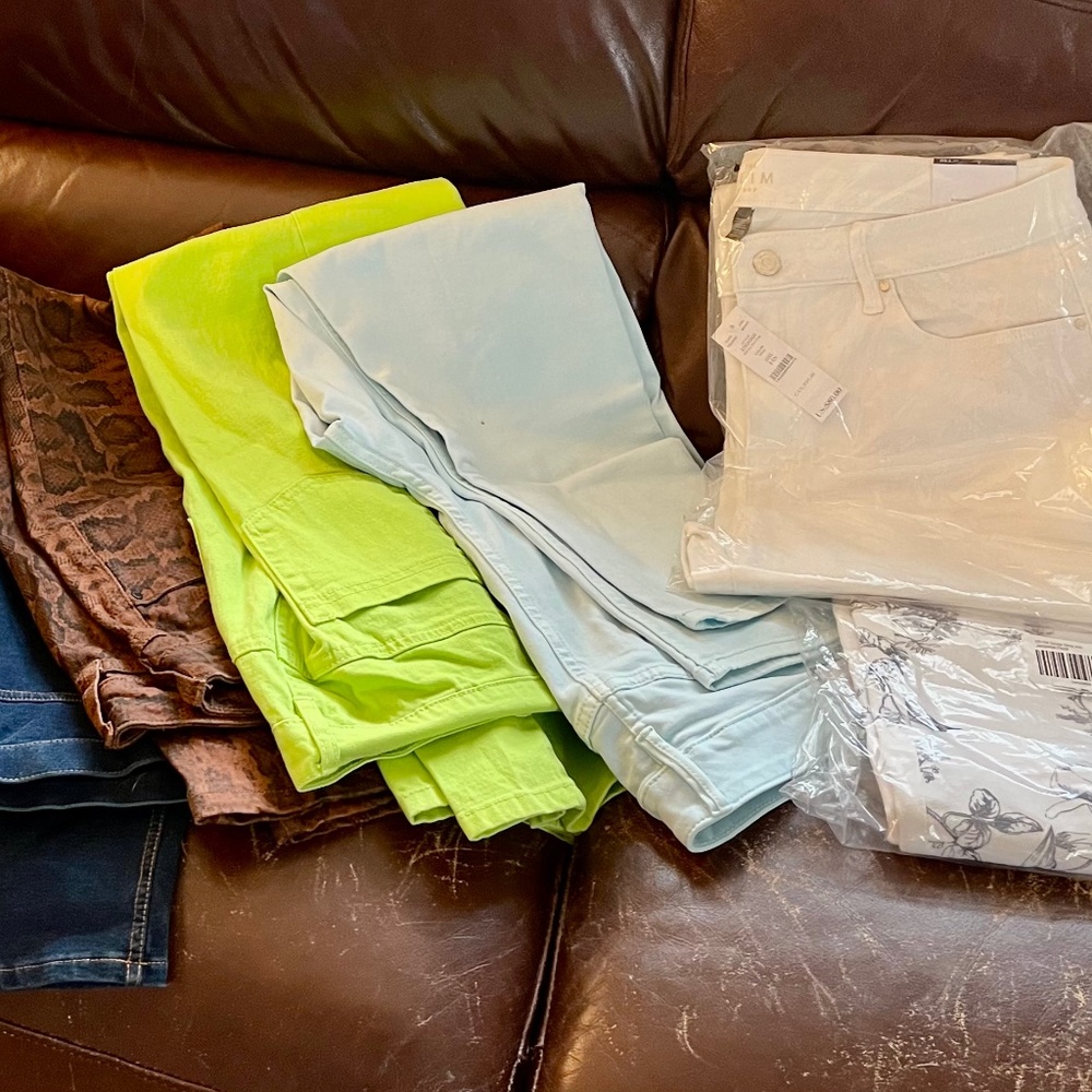 Closet clean out.  Selling as lot.